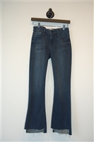 Dark Denim Frame Boot-Cut Jean, size 24
