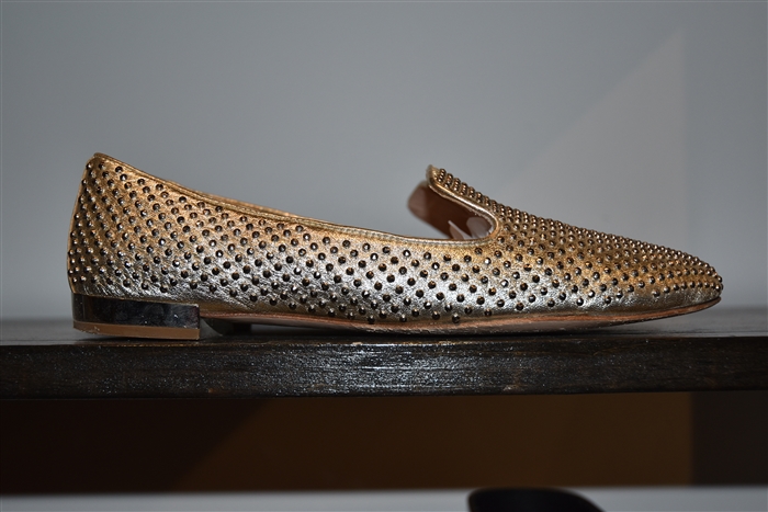 Gold Miu Miu Slippers, size 7