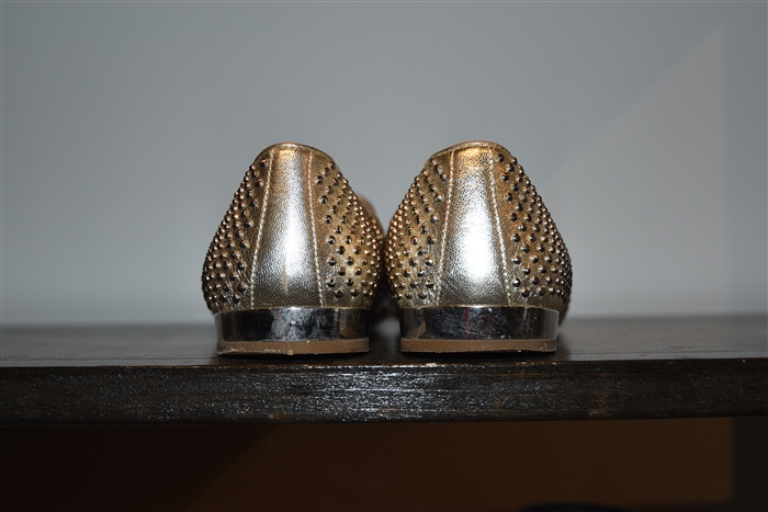 Gold Miu Miu Slippers, size 7