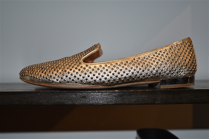 Gold Miu Miu Slippers, size 7