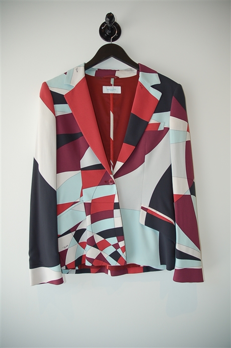 Abstract Print Emilio Pucci Blazer, size 8