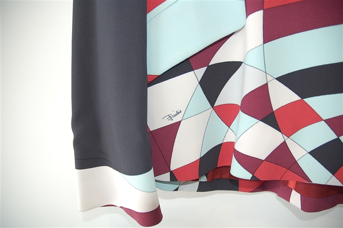 Abstract Print Emilio Pucci Blazer, size 8