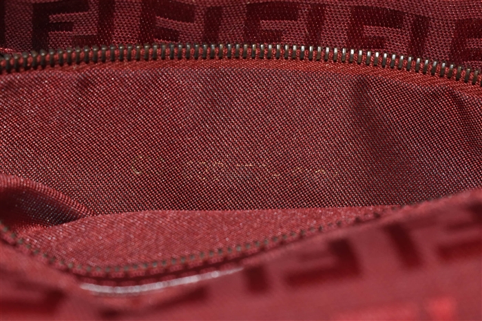 Dark Red Fendi Shoulder Bag, size S
