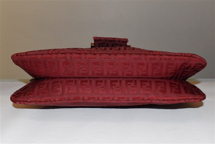 Dark Red Fendi Shoulder Bag, size S