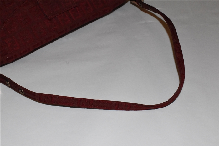 Dark Red Fendi Shoulder Bag, size S