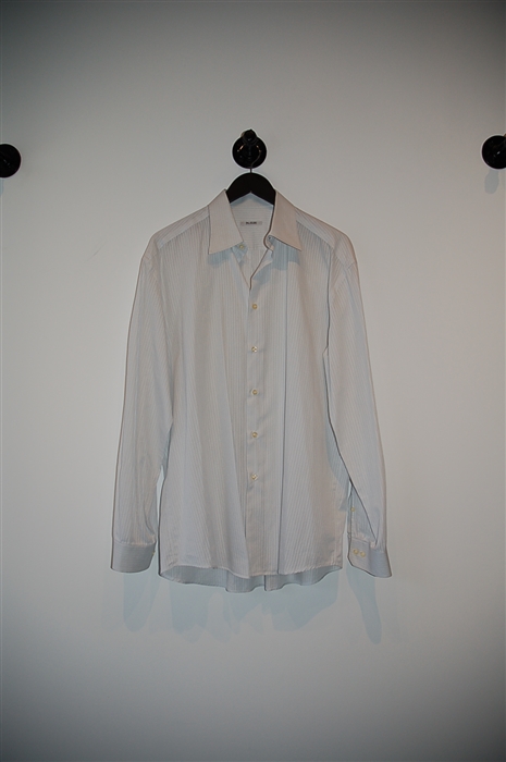 Soft White Pal Zileri Button Shirt, size L