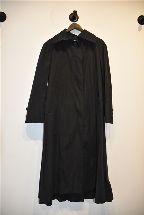 Basic Black Issey Miyake Overcoat, size L