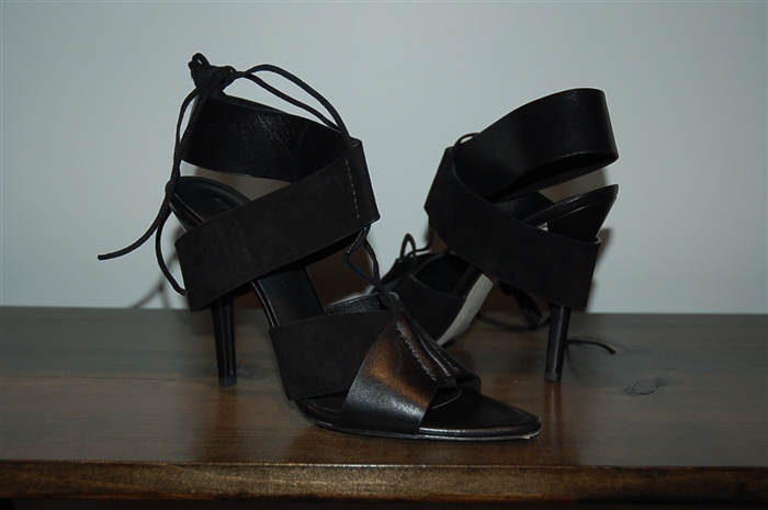 Black Leather Alexander Wang Sandal, size 8.5