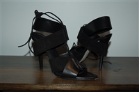 Black Leather Alexander Wang Sandal, size 8.5
