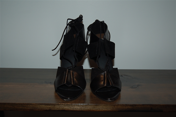 Black Leather Alexander Wang Sandal, size 8.5