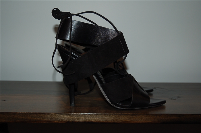 Black Leather Alexander Wang Sandal, size 8.5