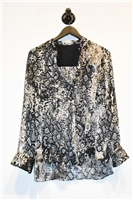Animal Print Alice + Olivia Blouse, size S