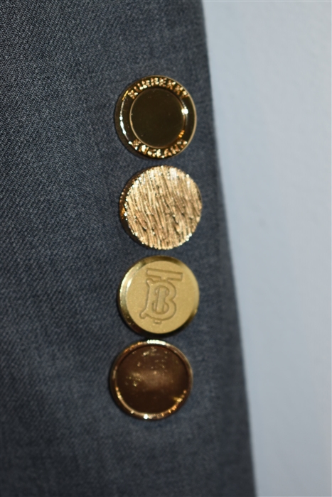 Dark Steel Burberry Blazer, size 42