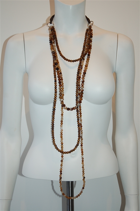 Mixed Browns Brunello Cucinelli Necklace, size O/S