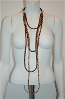 Mixed Browns Brunello Cucinelli Necklace, size O/S