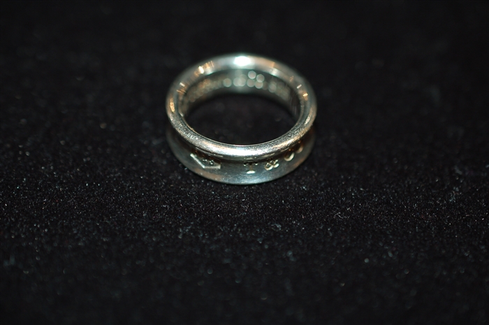 Sterling Silver Tiffany & Co Ring, size O/S