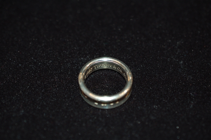 Sterling Silver Tiffany & Co Ring, size O/S