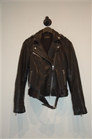 Black Leather Mackage Leather Jacket, size S
