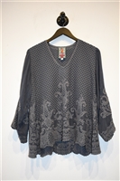 Slate Blue Johnny Was Blouse, size S