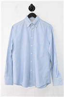 Sky Blue Brunello Cucinelli Button Shirt, size S