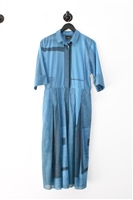 Abstract Print Akris Shirt Dress, size 8