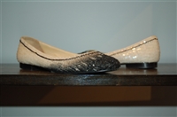 Soft White Chanel Ballet Flats, size 6