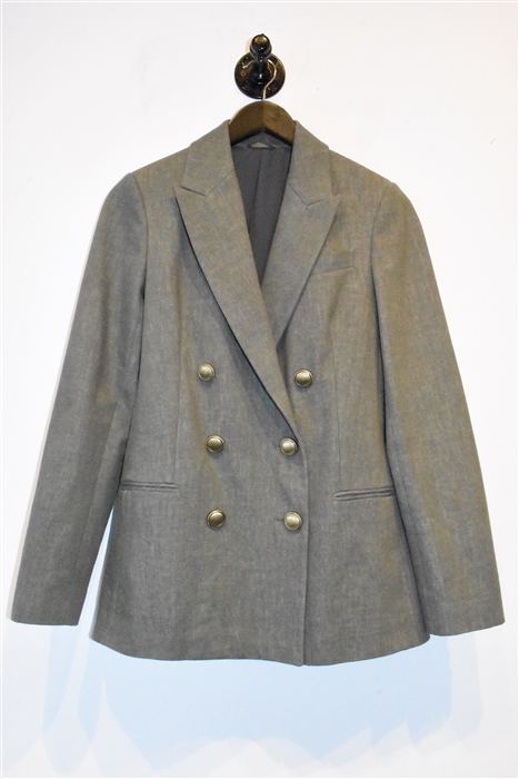 Dark Taupe Brunello Cucinelli Blazer, size 4