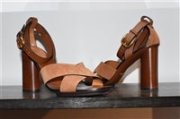 Whiskey Gucci Sandal, size 8