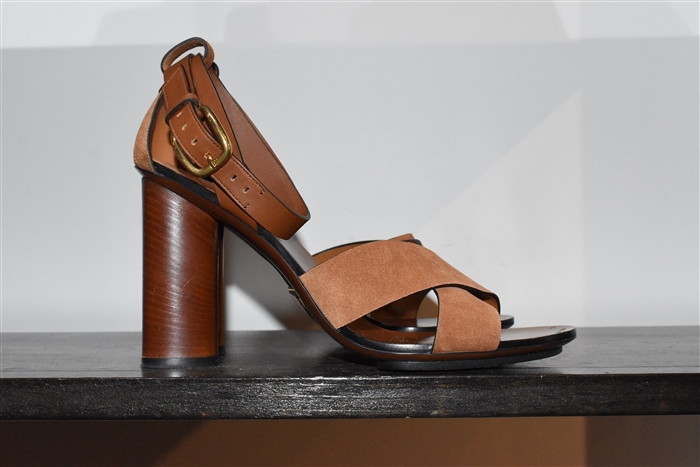 Whiskey Gucci Sandal, size 8