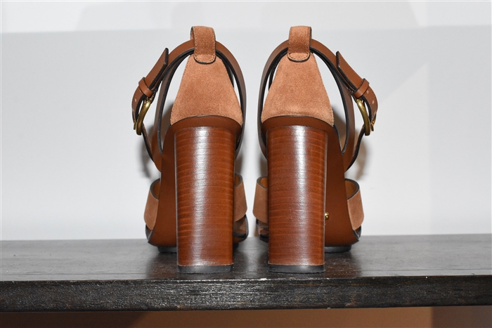 Whiskey Gucci Sandal, size 8