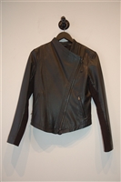 Black Leather Mackage Leather Jacket, size S