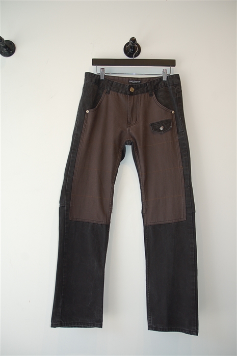 Black & Brown Dolce & Gabbana Denim, size 34
