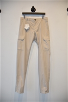 Pale Beige Brunello Cucinelli Cargo Pants, size 34