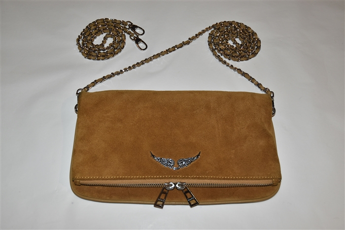 Russet Zadig & Voltaire Clutch, size S