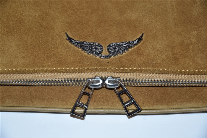 Russet Zadig & Voltaire Clutch, size S