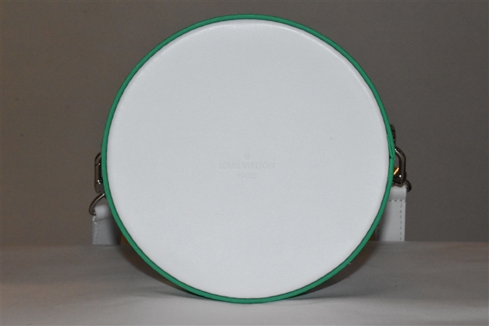 Green & White Louis Vuitton Bucket Bag, size S
