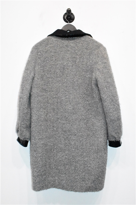 Soft Gray Moschino - Love Coat, size 4