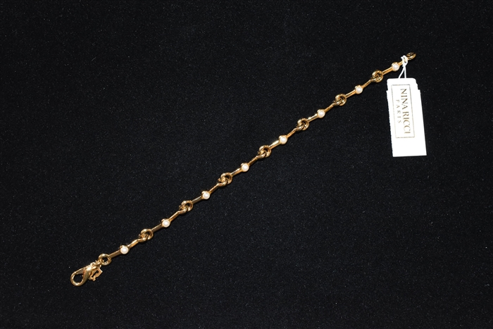 Gold Nina Ricci - Vintage Bracelet, size O/S
