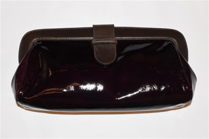 Aubergine Marni Clutch, size M
