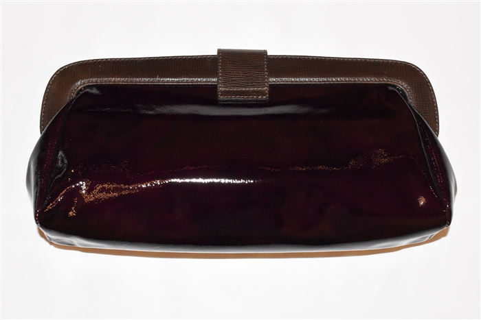 Aubergine Marni Clutch, size M