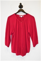 Raspberry Diane von Furstenberg Blouse, size 0