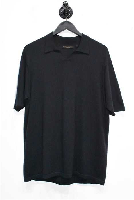 Basic Black Donna Karan Polo, size M