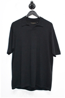 Basic Black Donna Karan Polo, size M