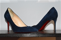 Navy Christian Louboutin Pumps, size 9