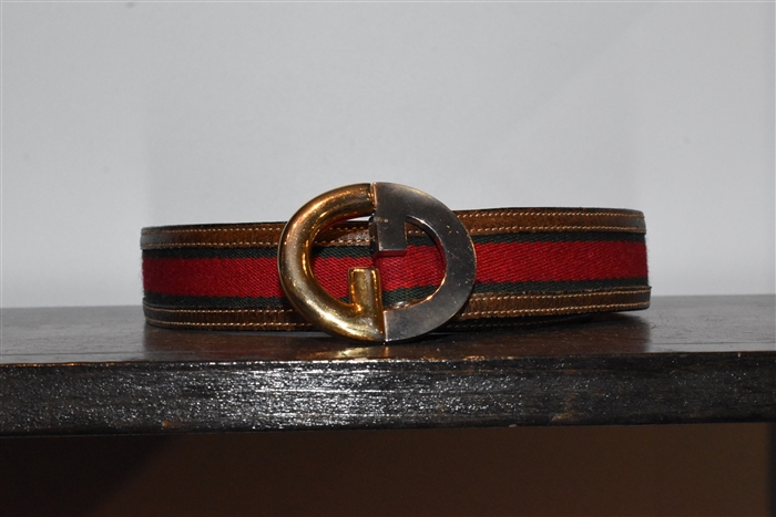Striped Gucci - Vintage Belt, size S