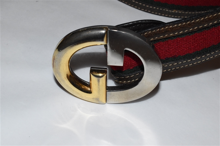 Striped Gucci - Vintage Belt, size S