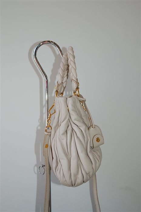 Pale Beige Miu Miu Handbag, size M