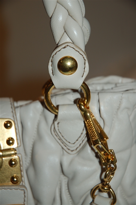 Pale Beige Miu Miu Handbag, size M