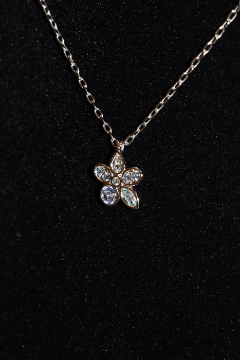 Silver Swarovski Set, size O/S