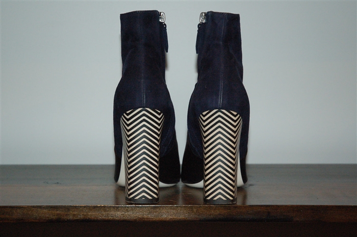 Navy & Black Pollini Ankle Boots, size 8